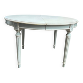 Table de style Louis XVI avec elément extensible.