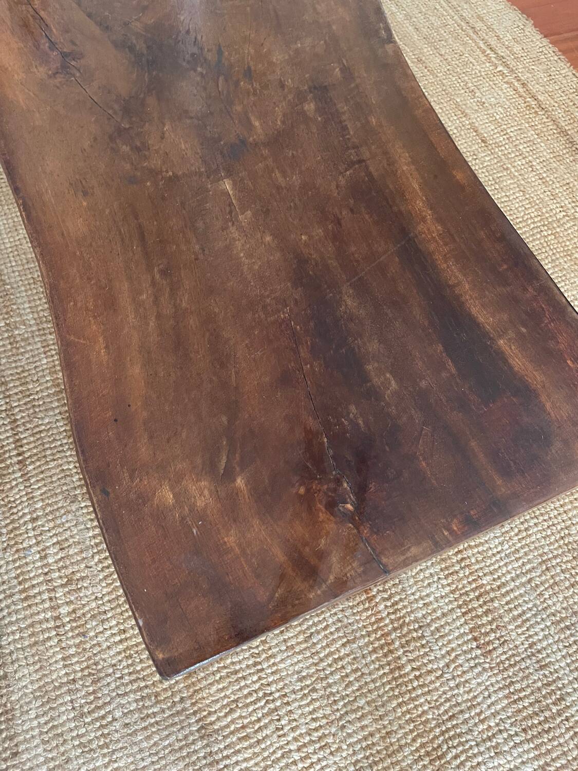Brutalist Teak Coffee Table
