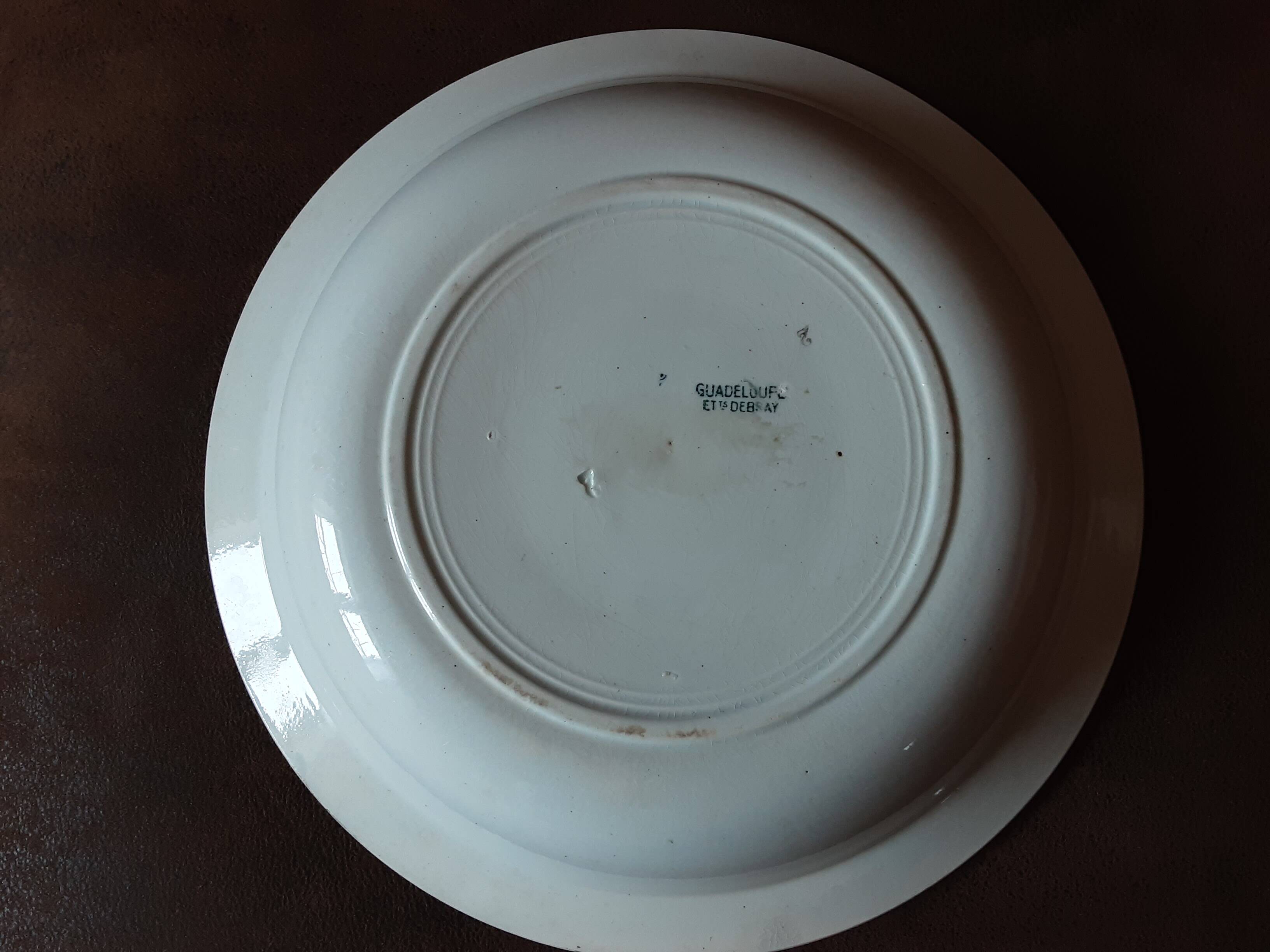 Debray earthenware salad bowl, Guadeloupe model