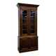 Classic English Bookcase with Glass Doors
