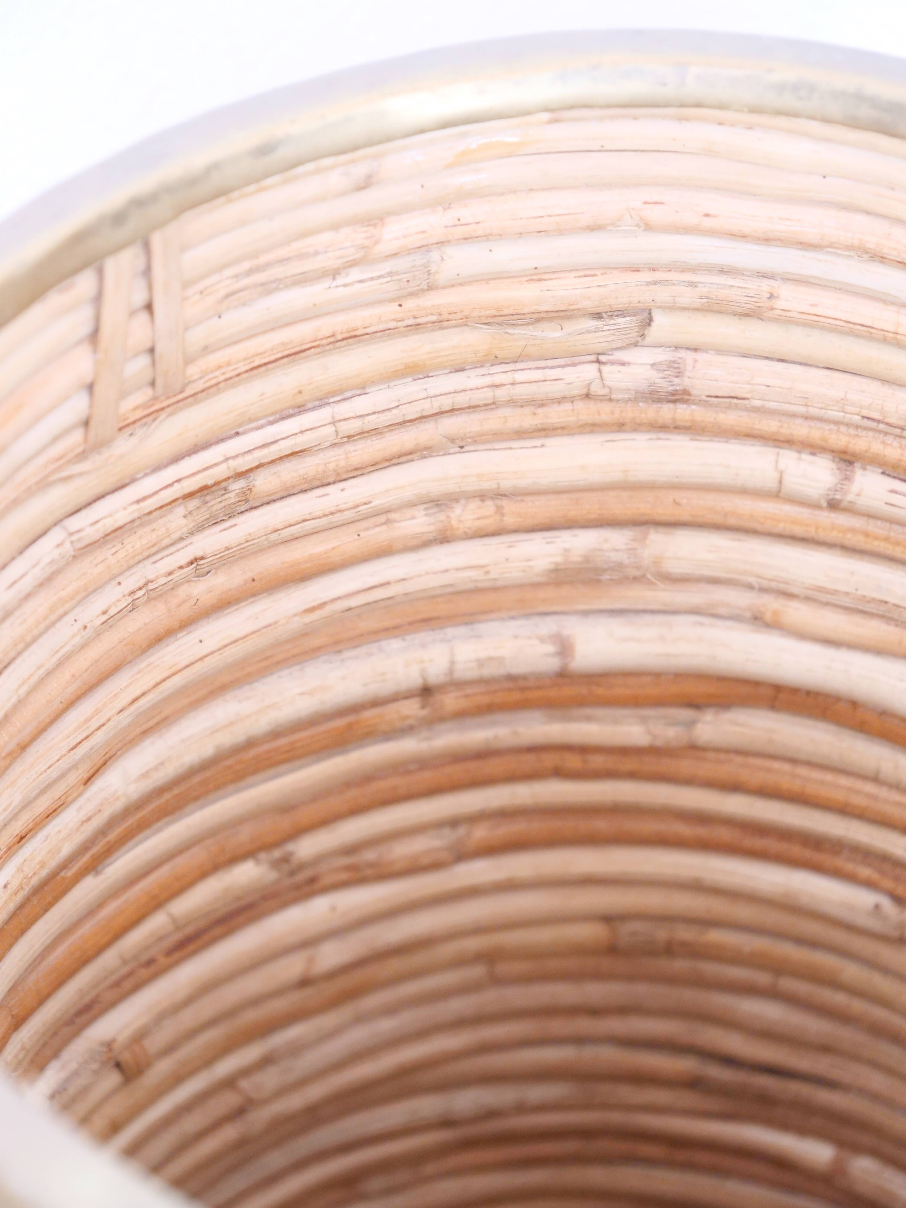 Umbrella stand ratan bamboo