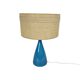 Kastrup Holmegaard - Jacob Bang - table lamp - Denmark - blue - 1960s