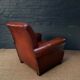 French leather club chair, circa 1930