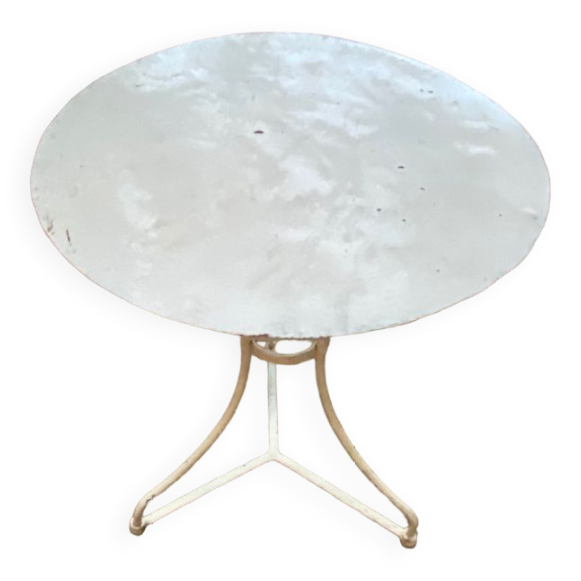 Vintage wrought iron garden table