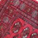 Handmade vintage Turkmen Ersari rug 129cm x 196cm 1960s