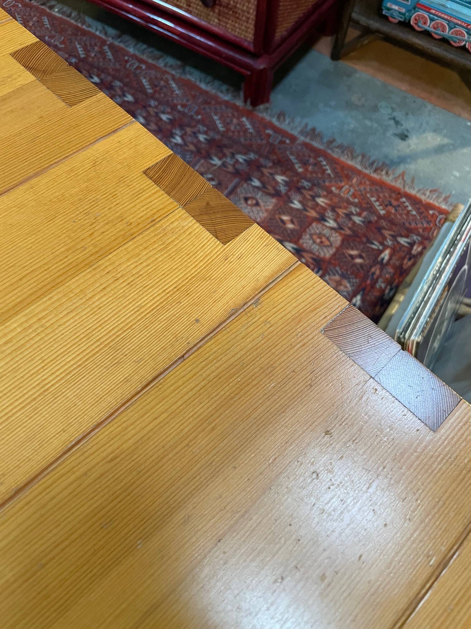 Vintage pine desk by Roland Haeusler for Maison Regain