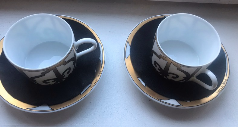 Pair of cups Hermès Balcon du Guadalquivir