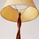 Lamppost wears vintage rattan magazine