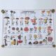 Large school poster MDI double-sided Edible and Poisonous Mushrooms 1979