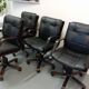 Fauteuil de bureau Scandinave westnofa en cuir