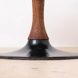 Mid Century Modern Dining Set, Round Table with 4 Fredrik Kayser Chairs