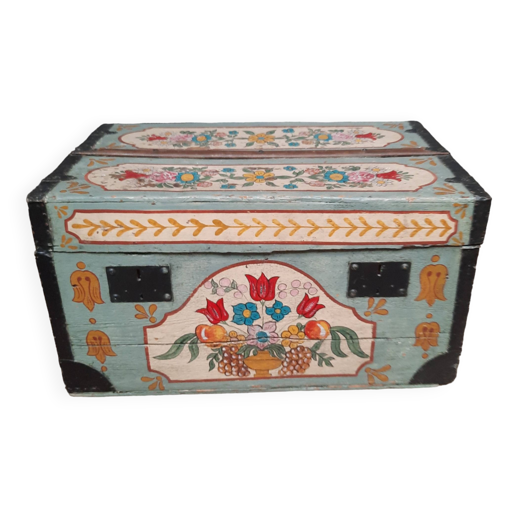 Norman painted chest