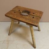 Tabouret de lait vintage