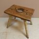 Tabouret de lait vintage