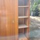 Wooden wardrobe / wardrobe feet compass / 60s