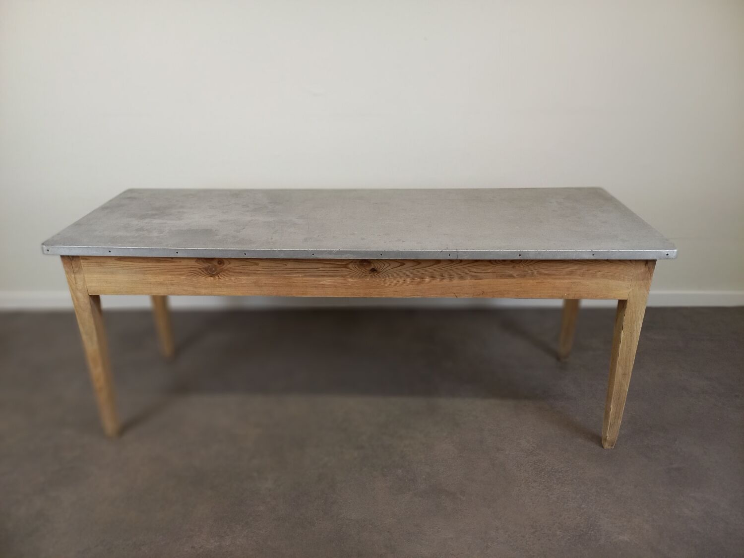 Bistro table zinc tray 185 cm