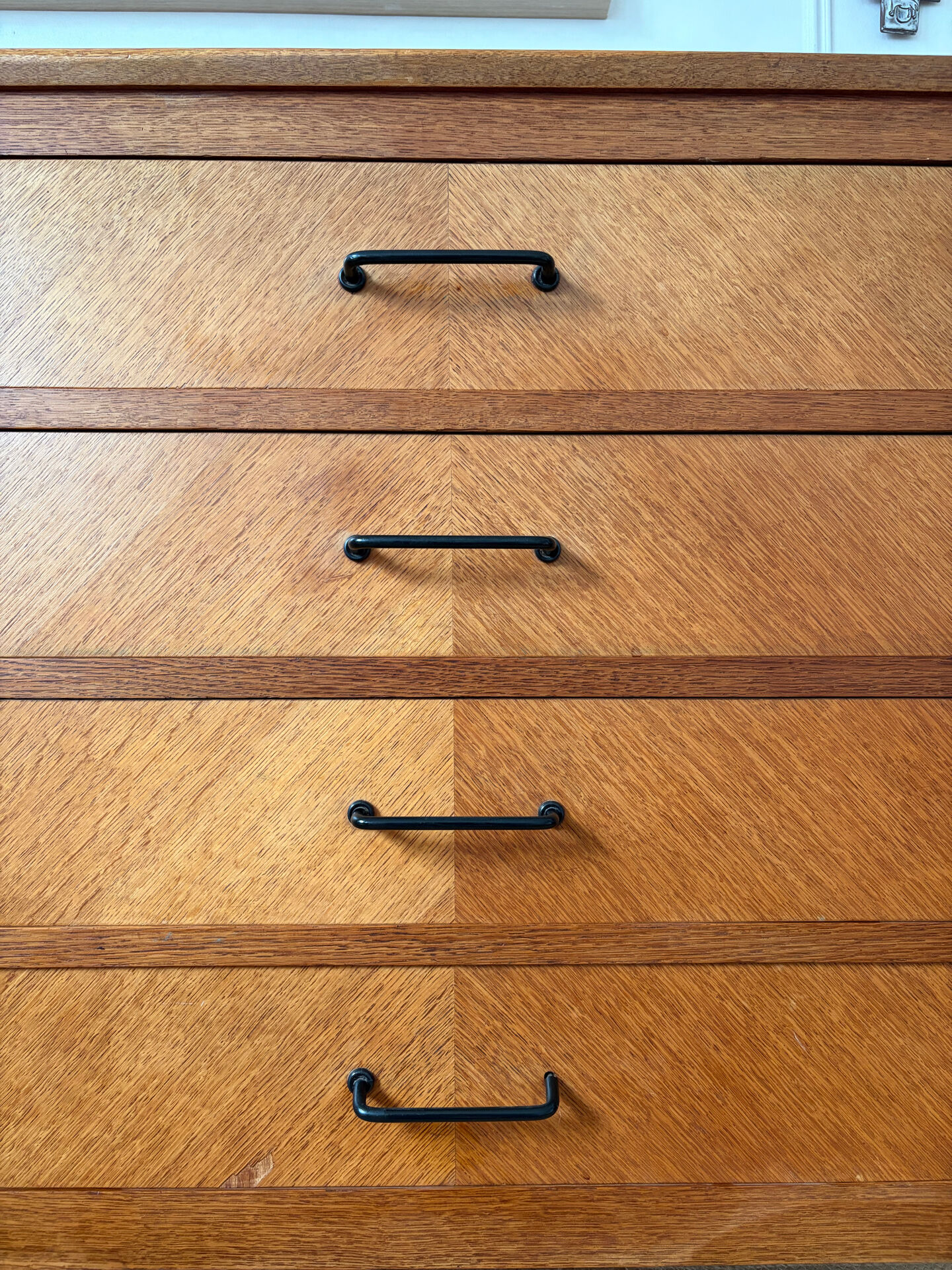 Commode en chêne années 50/60 vintage 