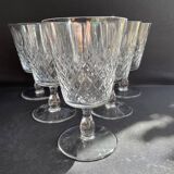 6 wine glasses – Cristallerie de Lorraine in Lemberg (1925-1997)