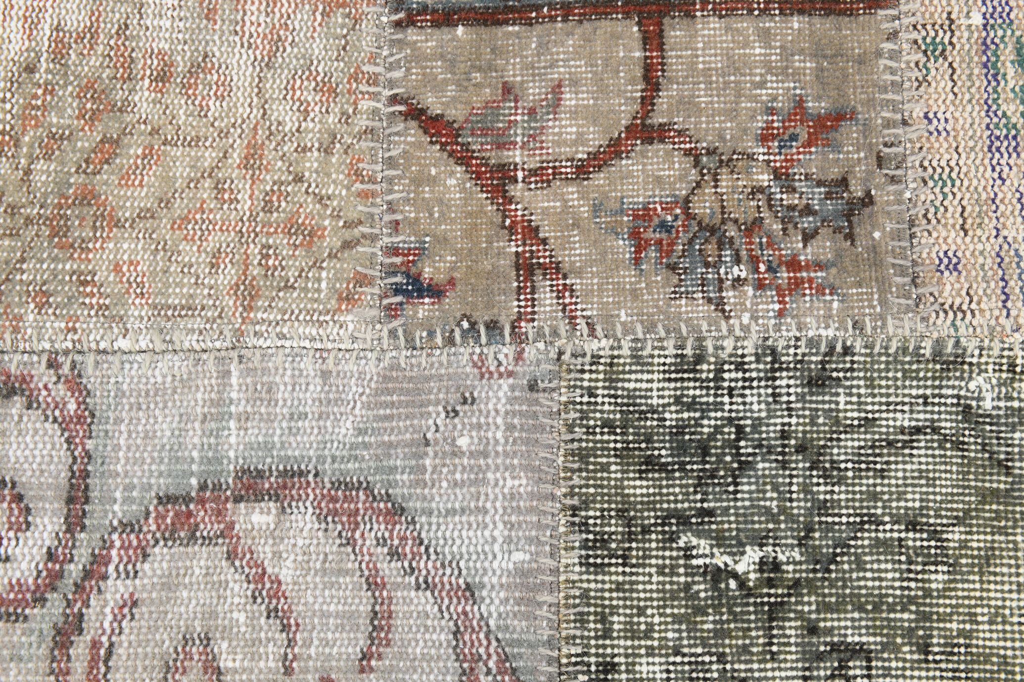 Hand-Made Wool Turkish Vintage Rug