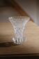 Petit vase en verre blanc ciselé « Thérèse »