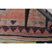 Tapis couloir en laine et coton fait main Oushak turc des années 1970, 84x308.