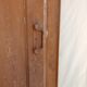 Old glazed door with its shutter