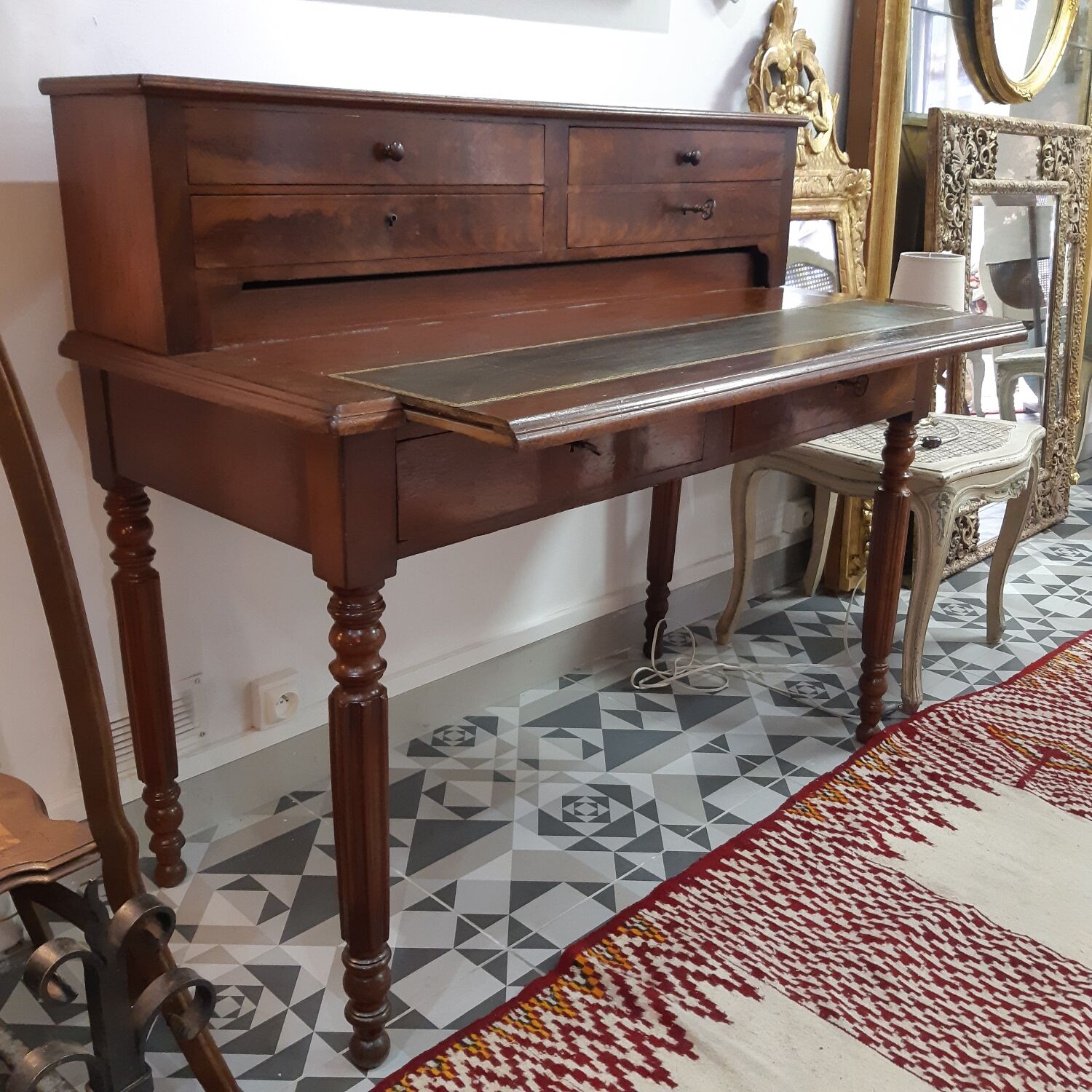 Louis Philippe mahogany desk