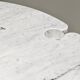 Round dining table Eros in Carrara marble by Angelo Mangiarotti for Skipper Italy 1970s