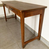Double bureau vintage en chêne des années 50