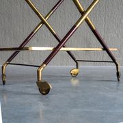 1950s Italian Bar Trolley, Attributed to Cesare Lacca