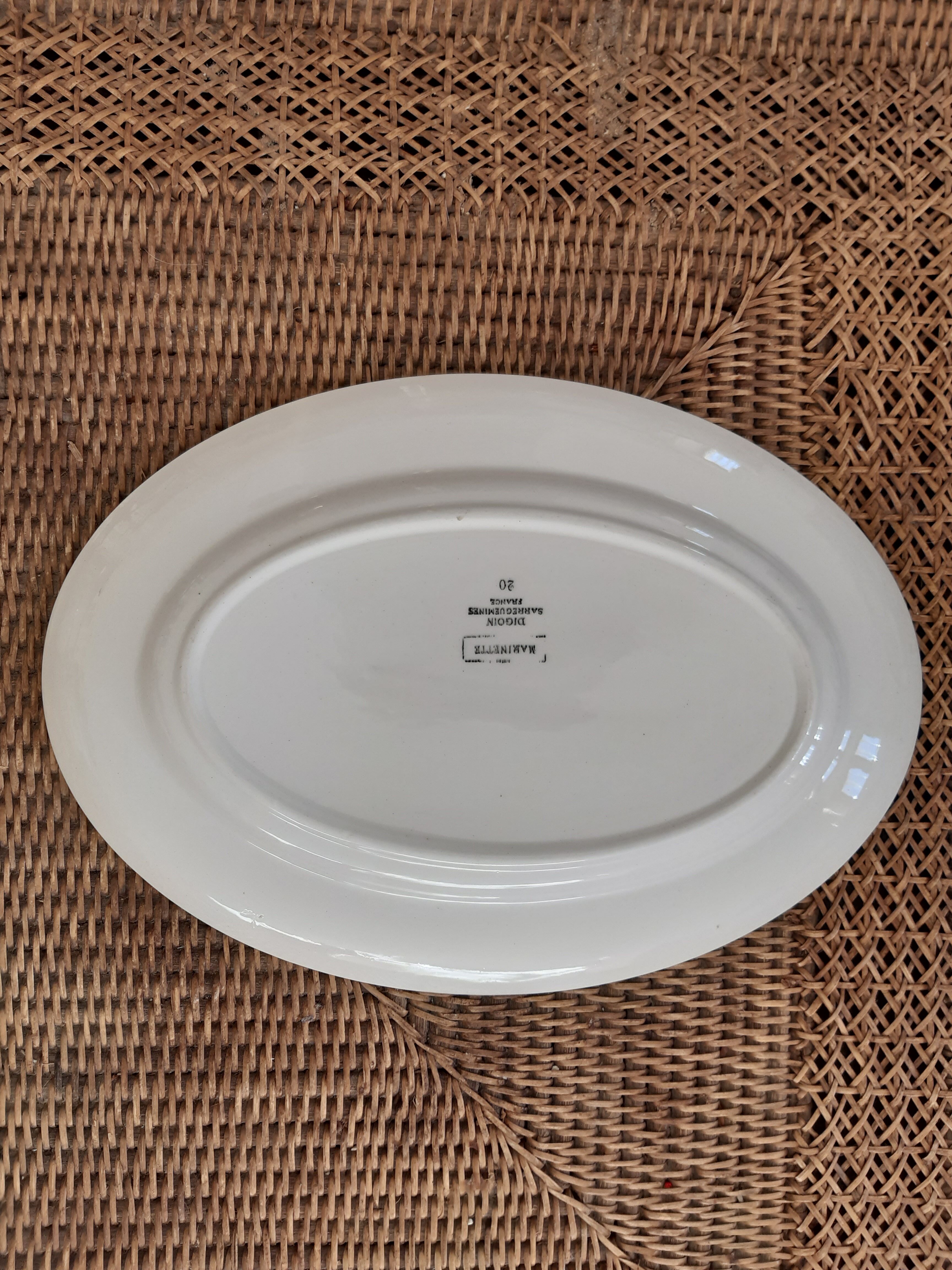 Dish Digoin Sarreguemines