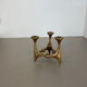 Midcentury Brutalist Bronze Candleholder by Michael Harjes, Germany, 1960s