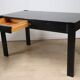 Vintage Simat edition desk in blackened wood, 1980
