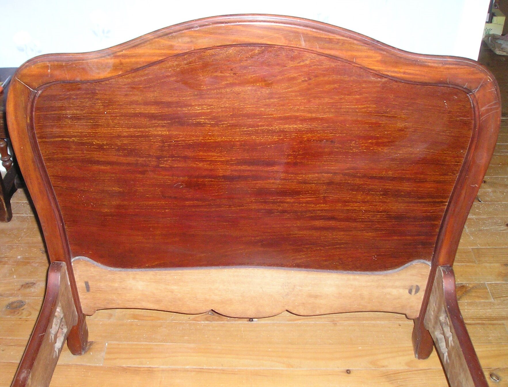 Old mahogany bed wood 190 x 85