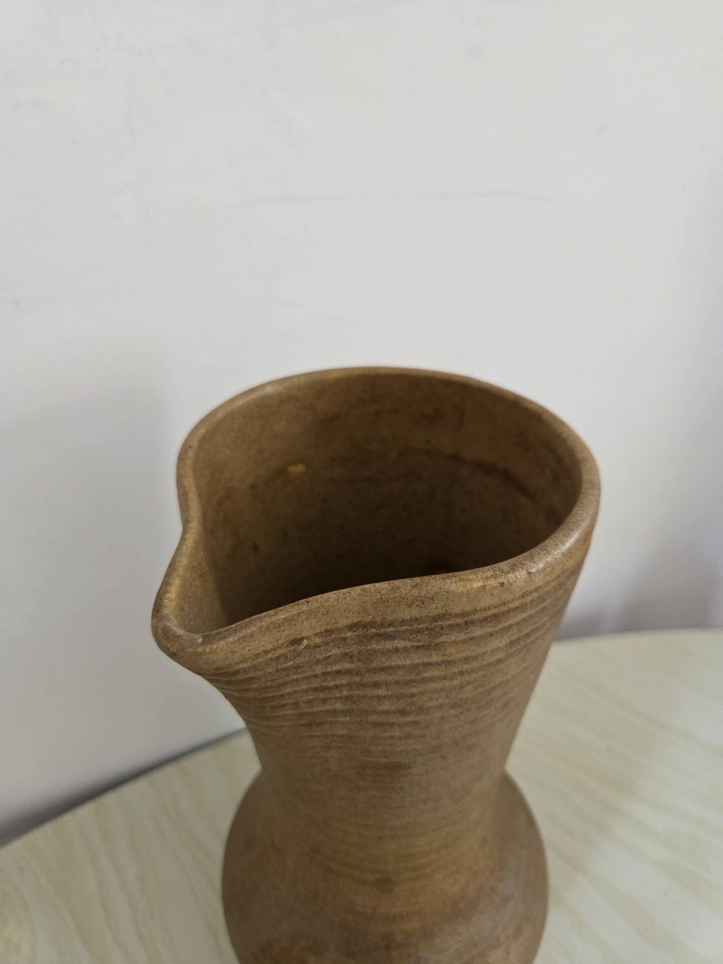 Brutalist stoneware jug