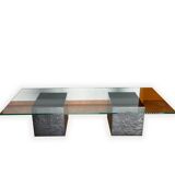 Table basse en verre