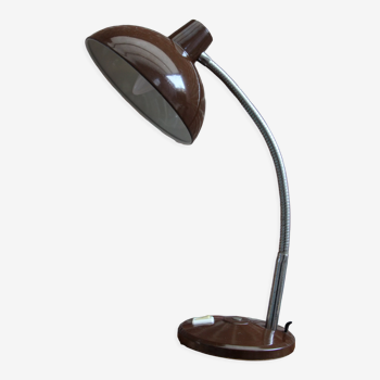 Brown desk lamp 70's