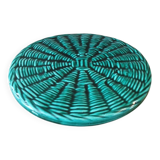 Vintage slip coaster signed FPP Vallauris