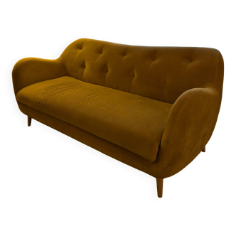 Melchior Yellow Habitat Sofa