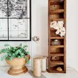 Industrial shelf old wood