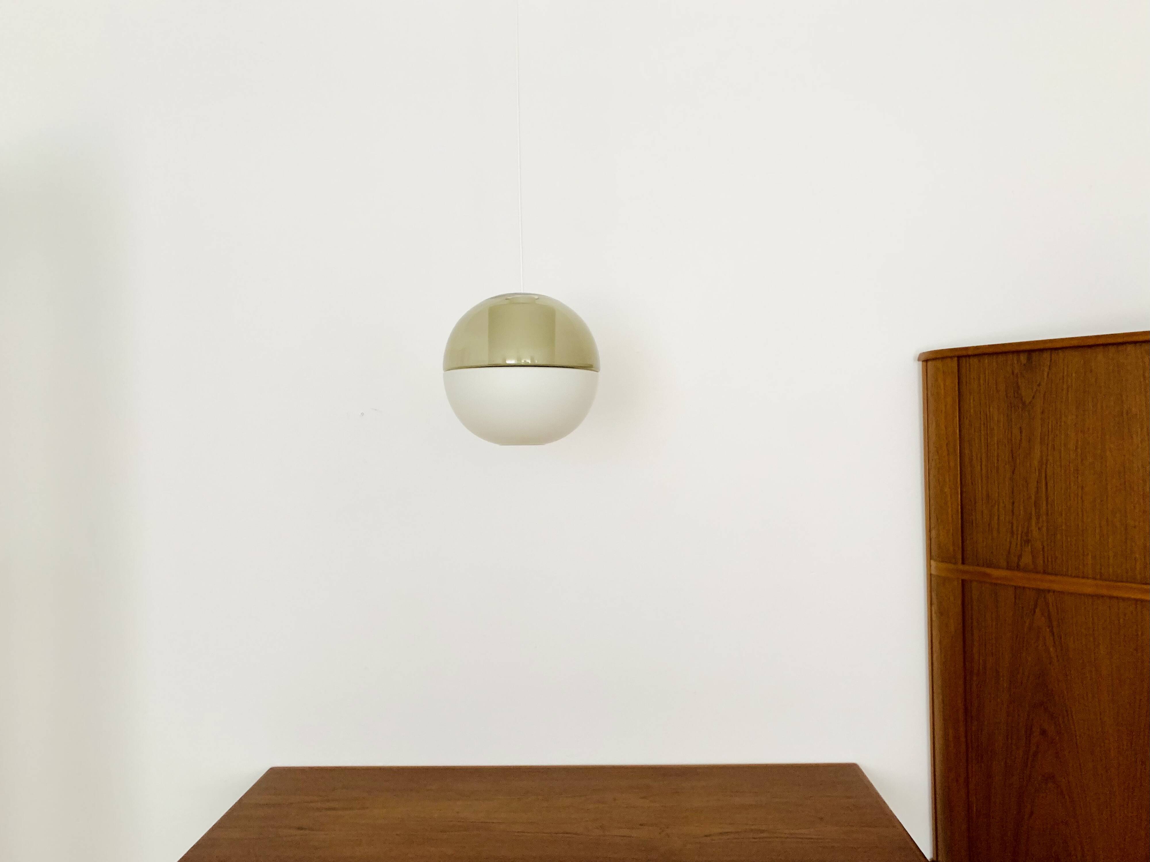 Glass Pendant Lamp by Wilhelm Wagenfeld for Peill and Putzler