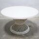 Garden table and 5 vintage fiberglass chairs by Russell Woodard