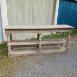 Table de drapier en bois style antique