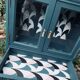 Art deco glass buffet