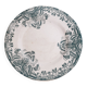 Assiette plate Saint Amand , terre de fer ,  A. Lebacqz & M. Bouchart, antique français