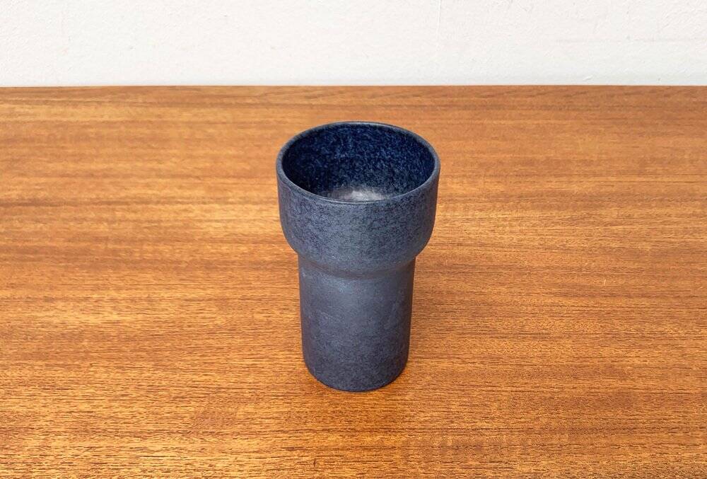 Mid-Century German Studio Pottery Minimalist Vase from Ernst Loesche, 1960s