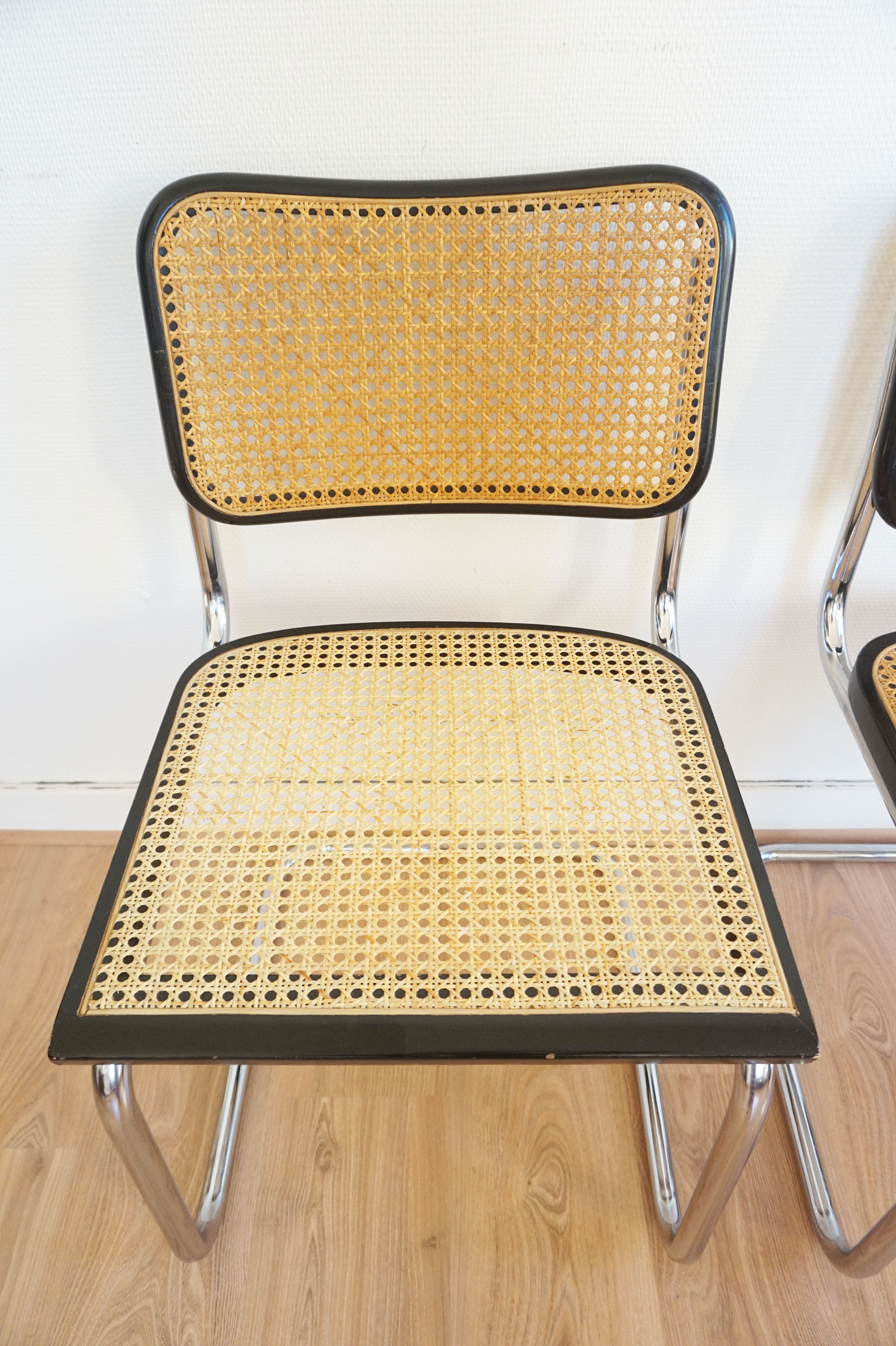 Pair of chairs by Marcel Breuer model B32