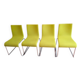 Set of 4 Crassevig chairs by Franzolini