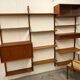 Meuble mural scandinave vintage en teck par Poul Cadovius pour Royal System