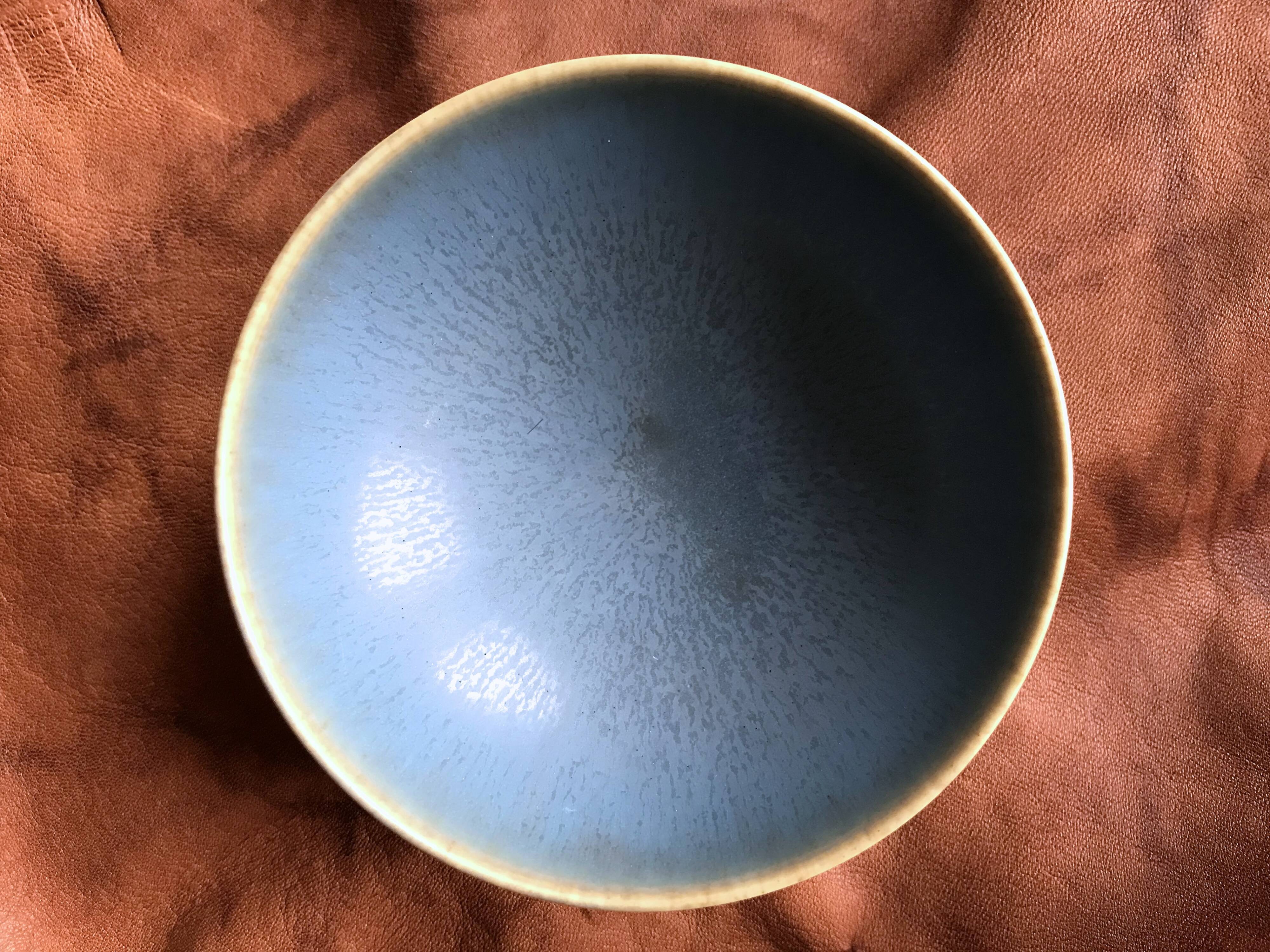 Palshus HaresFur Bol Linnemann-Schmidt for Palshus, Denmark, vintage ceramic pottery vase 1950